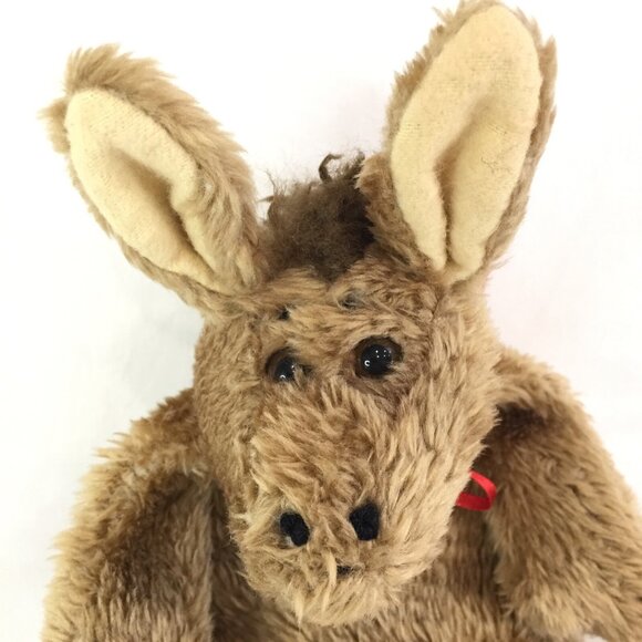 Boyds Bears BRABURN #5670 Flatties Lovey Brown Donkey Bear In The Attic 1996 NWT - Picture 2 of 7